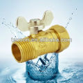 Standard port ball valves with butterfly handles mini valve KOREA